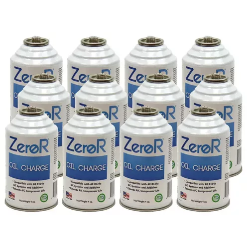 ZeroR® AC Oil Charge for R134a R12 R22 – 12 Cans