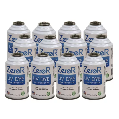 ZeroR® A/C UV Dye Leak Detector R134 R12 R22 – 12 Cans