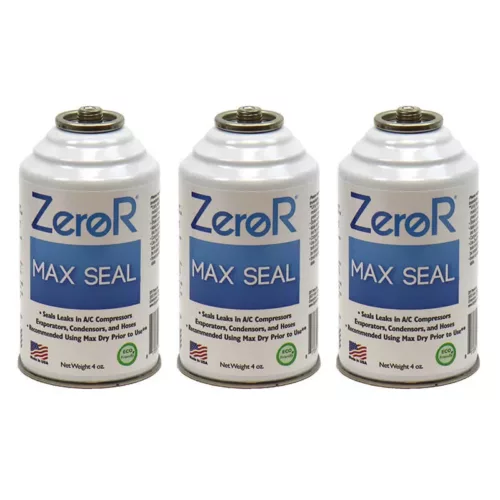 ZeroR® MAX SEAL AC Leak Stop for R134a & R12 – 3 Cans
