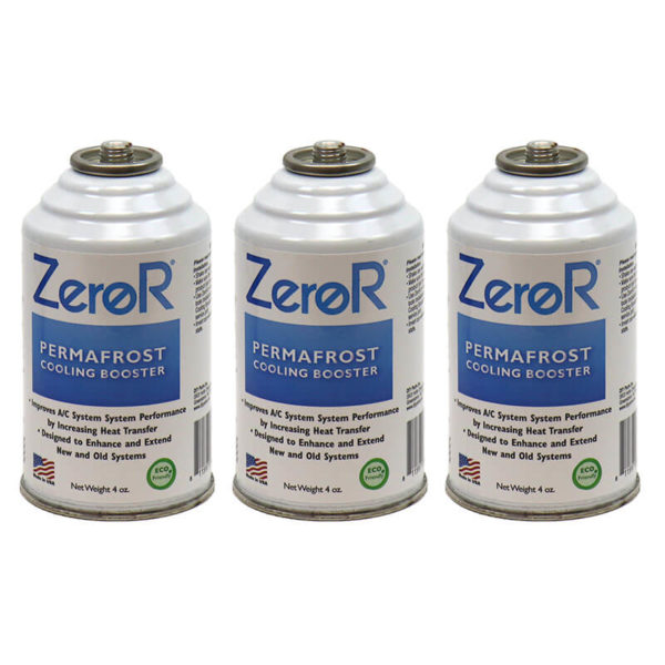 ZeroR<sup>®</sup> PERMAFROST AC Performance Booster for R134a & R12- 3 Cans