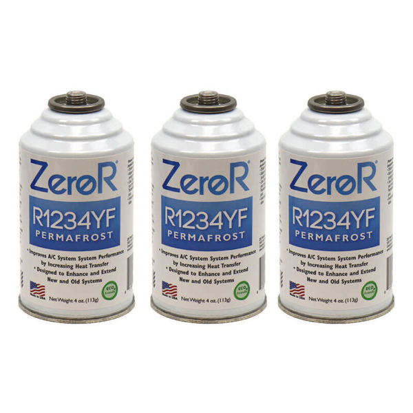 ZeroR<sup>®</sup> R1234YF PERMAFROST AC Performance Booster - 3 Cans