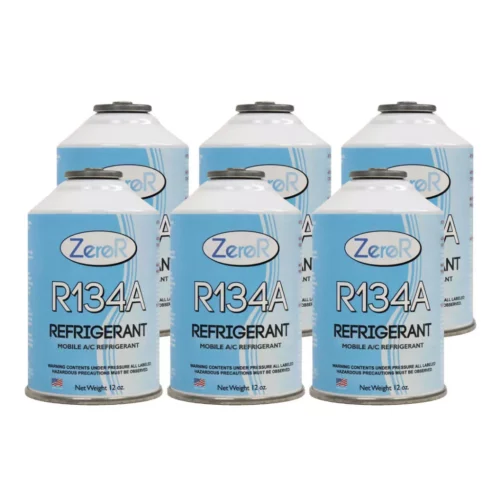 ZeroR® / National Genuine R134a AC Refrigerant – Pk. 6 -Made in USA