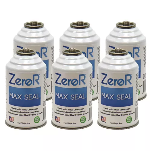 ZeroR® MAX SEAL AC Leak Stop for R134a & R12 – 6 Cans