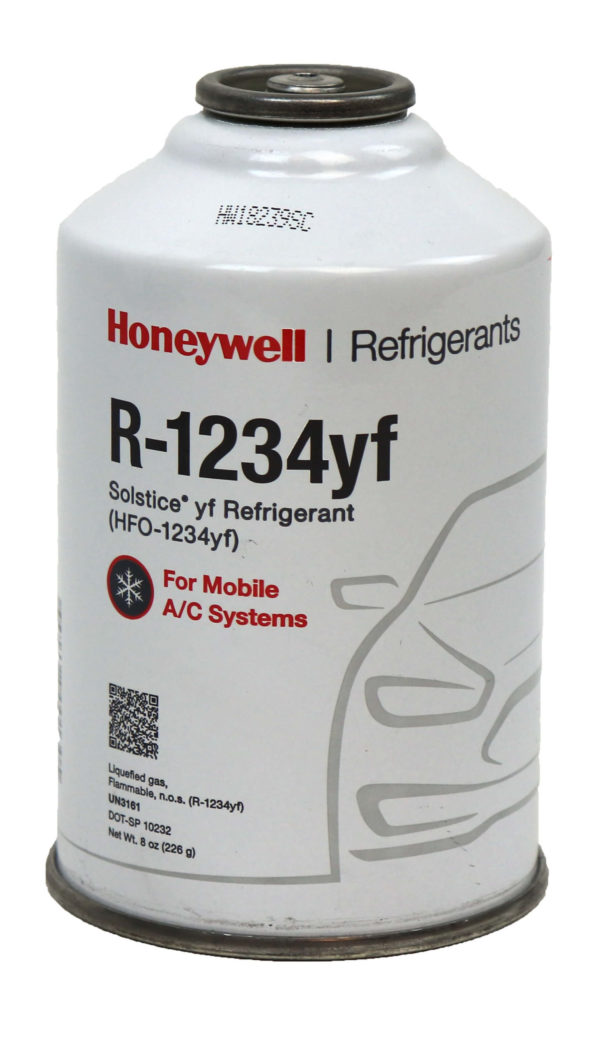 Honeywell r1234YF Refrigerant One Can