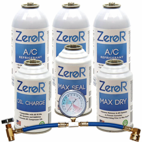 ZeroR® R134a Complete Repair & Recharge Kit