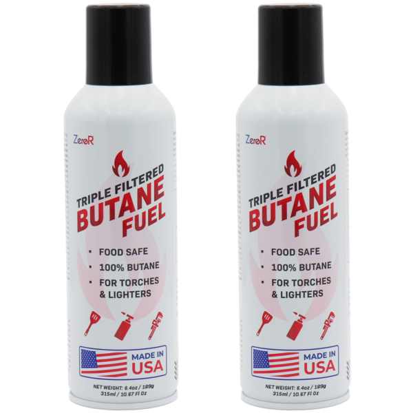 Butane Refill 6.4 ounces 10.67 fluid ounces 315ml 2 cans